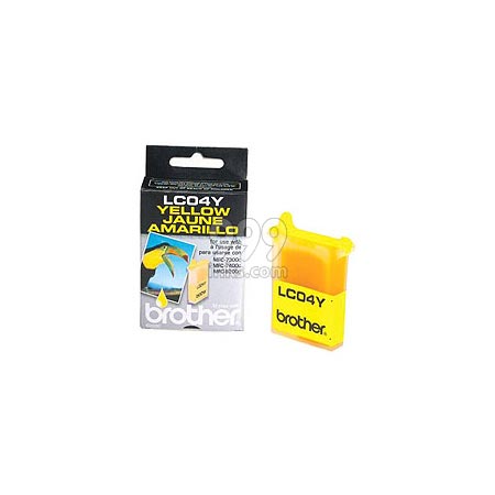 Product image for Brother LC04Y Yellow Original Printer Ink Cartridge (LC-04Y) - Small