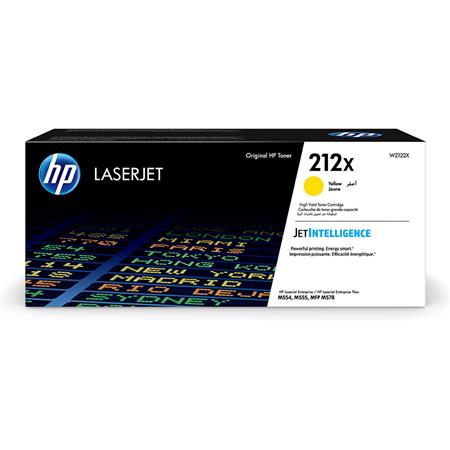 Product image for HP 212X (W2122X) Yellow Original High Capacity Toner Cartridge - Small