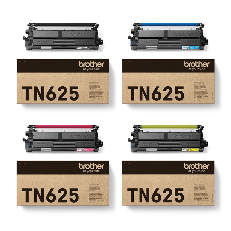 Brother TN625BK/Y Full Set Standard Capacity Original Toner Cartridges