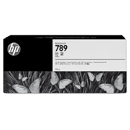 Product image for HP 789 Cyan Latex Designjet Ink Cartridge (CH616A) - Small