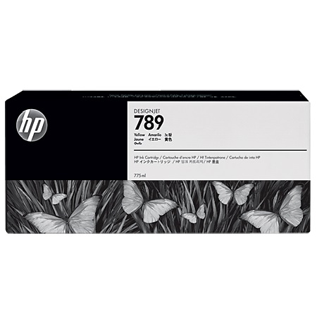 Product image for HP 789 Yellow Latex Designjet Ink Cartridge (CH618A) - Small