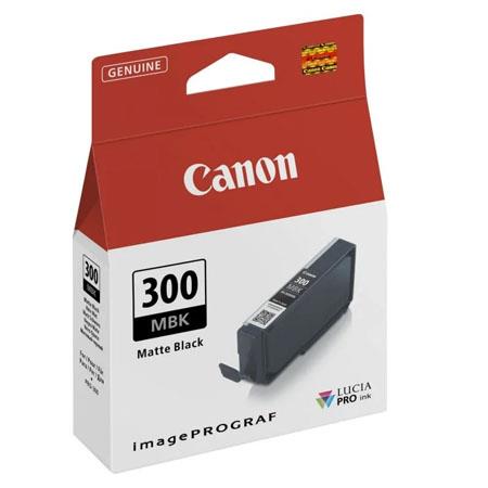 Product image for Canon PFI-300MBK Matte Black Original Ink Cartridge - Small