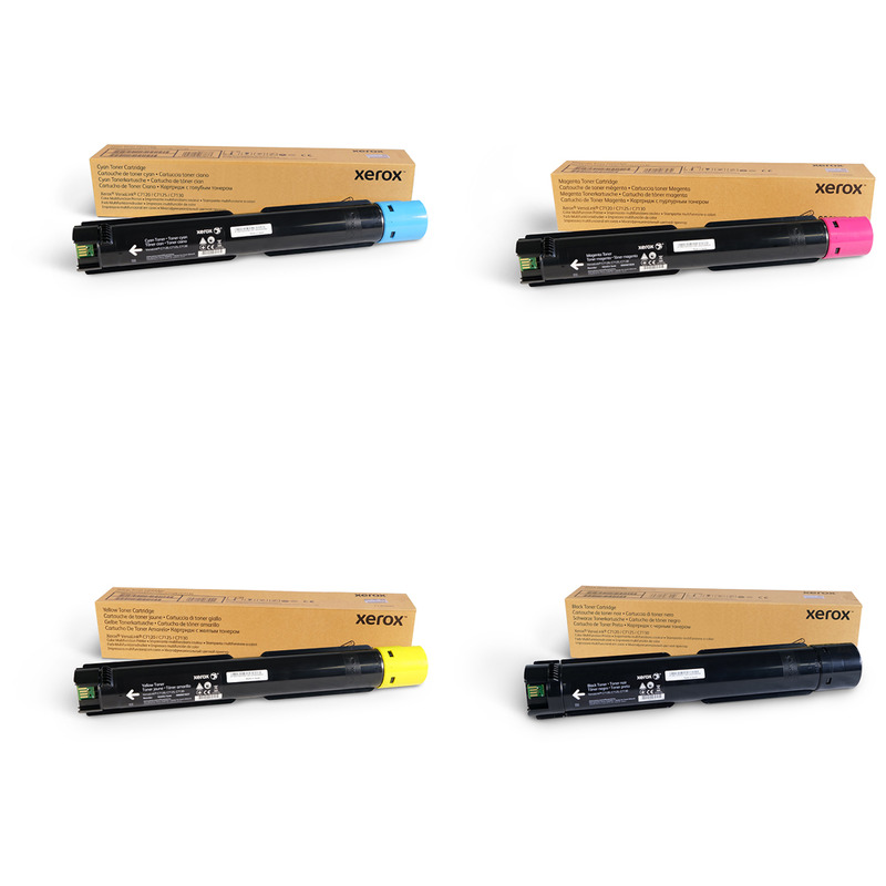 Product image for Xerox 006R01824/27 Full Set Extra High Capacity Original Laser Toner Cartridges - Small