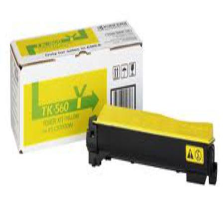 Product image for Kyocera TK-560Y Original Yellow Toner Cartridge - Small