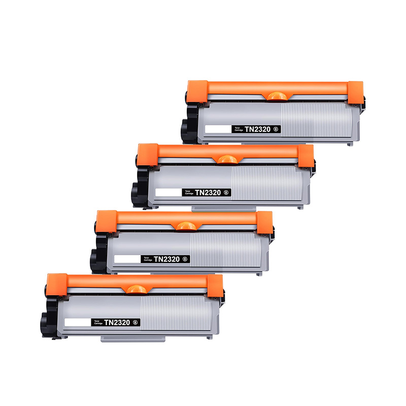 Product image for 999inks Compatible Quad Pack Brother TN2320 Black Laser Toner Cartridges - Small