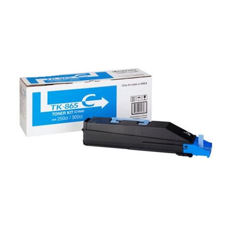 Product image for Kyocera TK-865C Original Cyan Toner Cartridge - Small