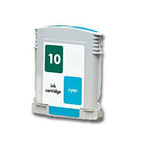 Product image for 999inks Compatible Cyan HP 10 Inkjet Printer Cartridge - Small