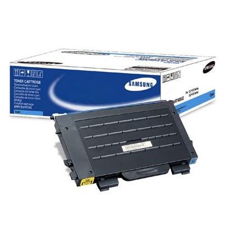Product image for Samsung CLP-510D5C Cyan Original Toner Cartridge - Small