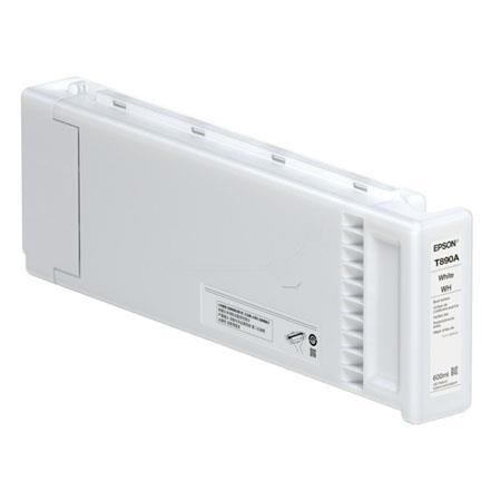 Product image for Epson T890A (T890A00) White Original UltraChrome Ink Cartridge (600ml) - Small