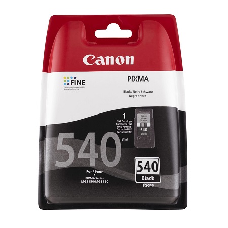 Product image for Canon PG-540 Black Standard Capacity Original Ink Cartridge - Small