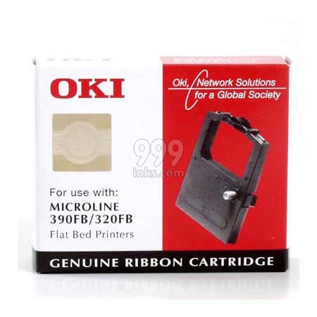 Product image for OKI 09002310 Black Original Ribbon Cartridge - Small
