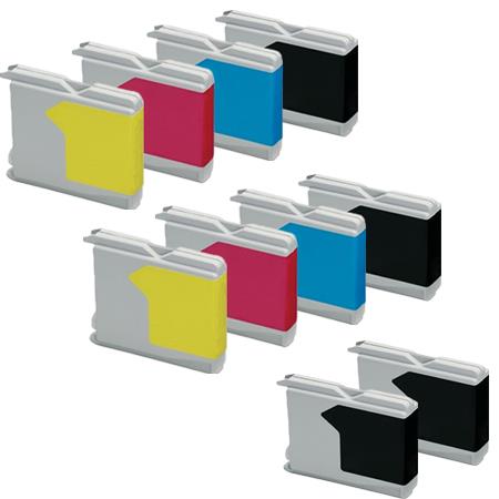 Product image for 999inks Compatible Multipack Brother LC970 2 Full Set + 2 Free Black Inkjet Printer Cartridges - Small