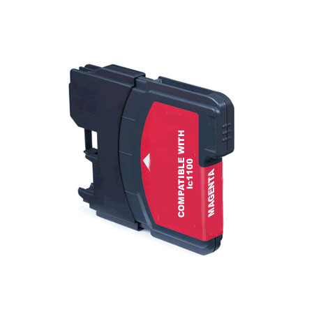 Product image for 999inks Compatible Brother LC1100HYM Magenta High Capacity Inkjet Printer Cartridge - Small
