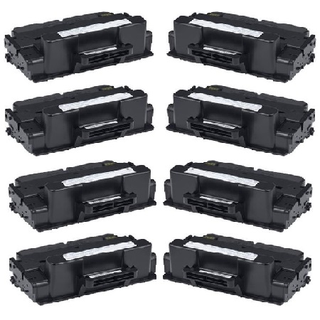 Product image for 999inks Compatible Eight Pack Dell 593-BBBI Black Laser Toner Cartridges - Small