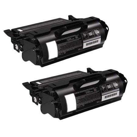 Product image for 999inks Compatible Twin Pack Dell 593-11049 Black High Capacity Laser Toner Cartridges - Small