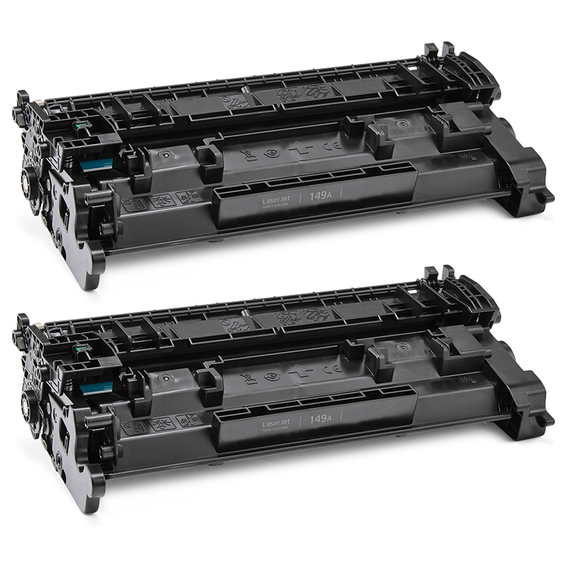 Product image for 999inks Compatible Twin Pack HP 149A Black Standard Capacity Laser Toner Cartridges - Small