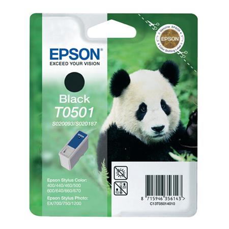 Product image for Epson T050140  (T050) Black Original Cartridge (Panda) - Small