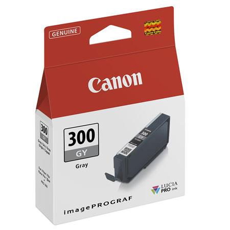 Product image for Canon PFI-300GY Grey Original Ink Cartridge - Small