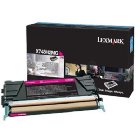 Product image for Lexmark X748H2MG Magenta Original High Capacity Toner Cartridge - Small