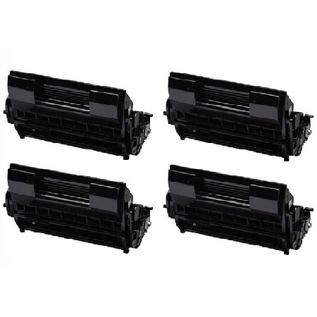 Product image for 999inks Compatible Quad Pack Oki 01279001 Black Laser Toner Cartridges - Small