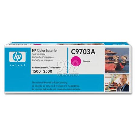 Product image for HP C9703A Magenta Original Toner Cartridge with Smart Printing Technology - Small