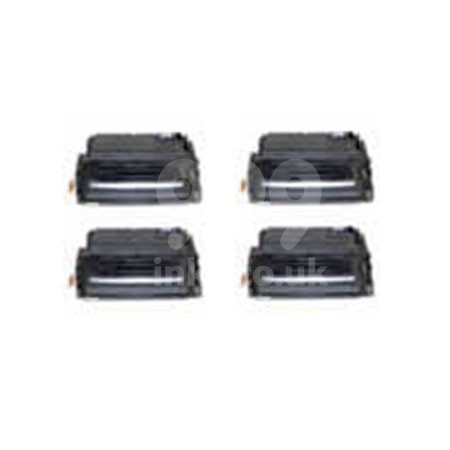 Product image for 999inks Compatible Quad Pack HP 38A High Capacity Laser Toner Cartridges - Small
