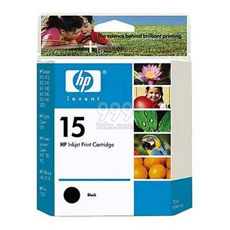 Product image for HP 15 Black Original Inkjet Print Cartridge (C6615DE) - Small