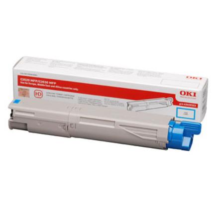 Product image for OKI 43459323 Original Cyan High Capacity Toner Cartridge - Small