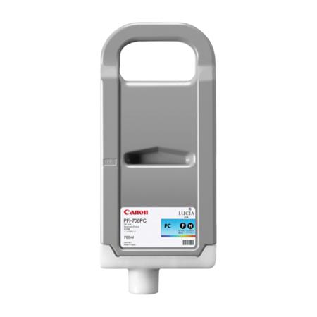 Product image for Canon PFI-706PC Original Photo Cyan High Capacity Ink Cartridge - Small