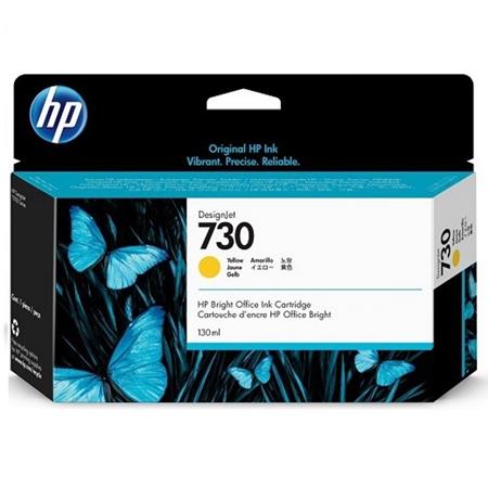 Product image for HP 730 (P2V64A) Yellow Original Standard Capacity DesignJet Ink Cartridge - Small