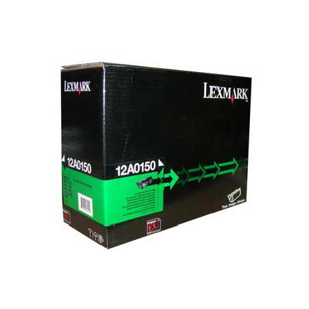 Product image for Lexmark 12A0150 Black Original Return Program Toner Cartridge - Small