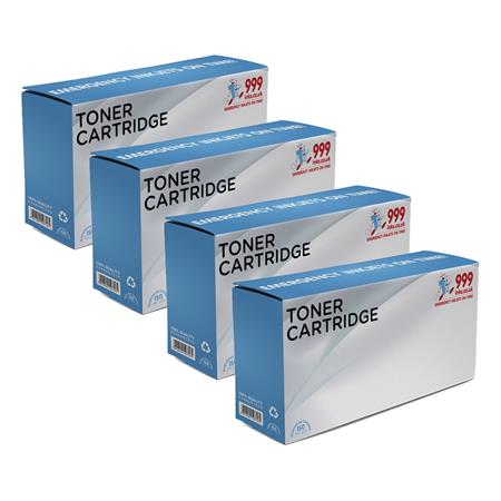 Product image for 999inks Compatible Quad Pack HP 331A Black Standard Capacity Laser Toner Cartridges - Small