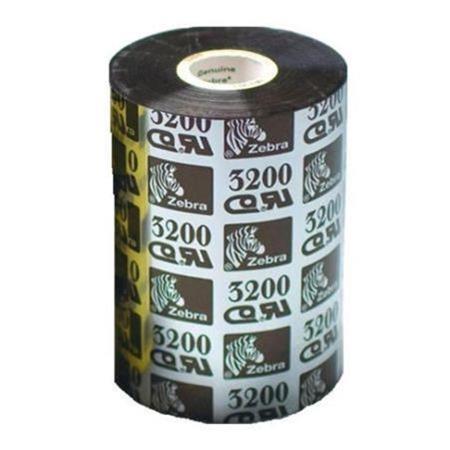 Product image for Zebra 03200BK10245 Original Wax/Resin Printer Ribbon 3200 (102mm x 450m) - Small