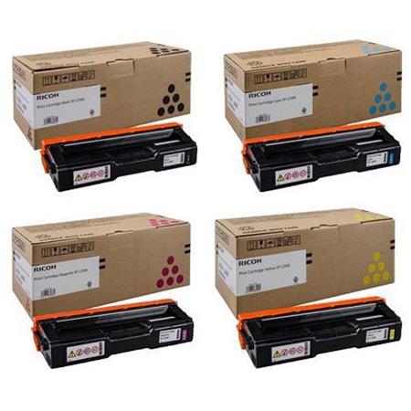 Product image for Ricoh 408188/91 Full Set Original Standard Capacity Laser Toner Cartridges - Small