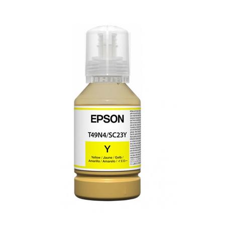 Product image for Epson T49N4 (T49N400) Yellow Original Dye Sublimation Ink Bottle (140ml) - Small