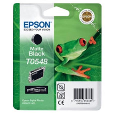 Product image for Epson T0548 Matte Black Original Ink Cartridge (Frog) (T054840) - Small