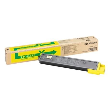 Product image for Kyocera TK-8325Y Yellow Original Toner Cartridge - Small