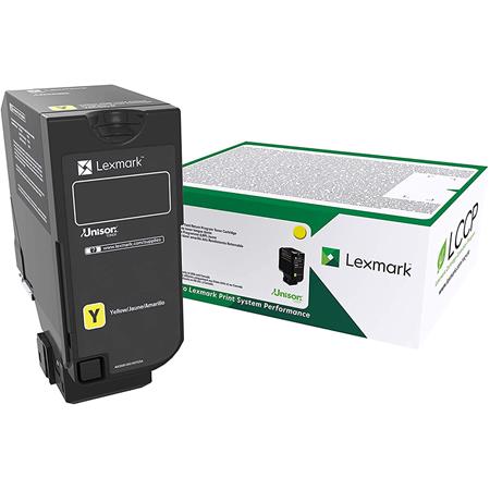 Product image for Lexmark 75B20Y0 Yellow Original Return Program Toner Cartridge - Small