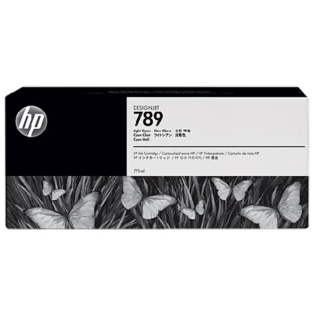 Product image for HP 789 Light Cyan Latex Designjet Ink Cartridge (CH619A) - Small