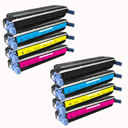 Product image for 999inks Compatible Multipack HP 645A 2 Full Set Laser Toner Cartridges - Small