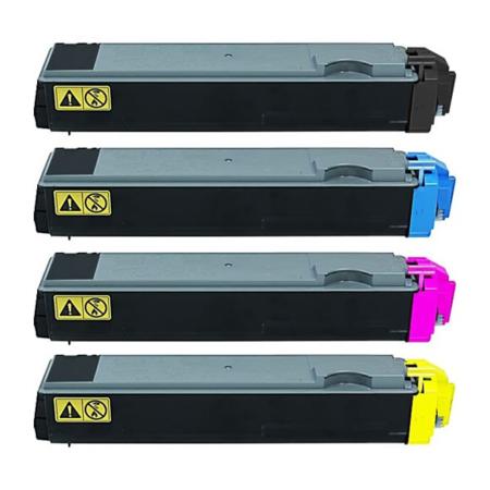 Product image for 999inks Compatible Multipack Kyocera TK-520K/C/Y/M 1 Full Set Laser Toner Cartridges - Small