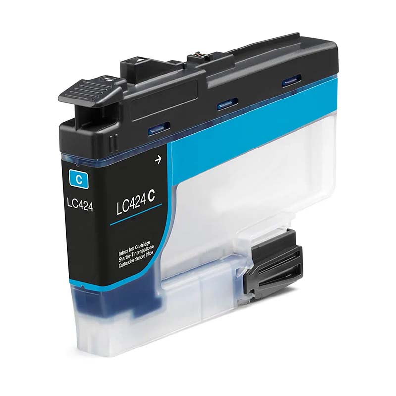 Product image for 999inks Compatible Brother LC424C Cyan Inkjet Printer Cartridge - Small