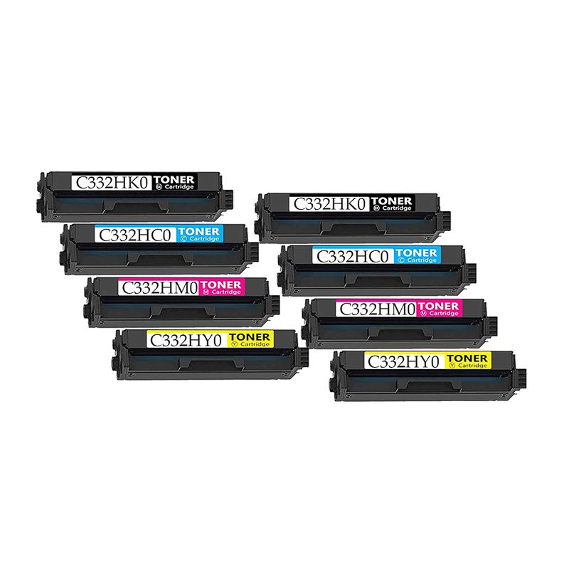 Product image for 999inks Compatible Multipack Lexmark C332HK0-Y0 2 Full Sets High Capacity Toner Cartridges - Small