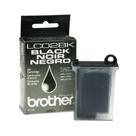 Product image for Brother LC02BK Black Original Print Cartridge - Small