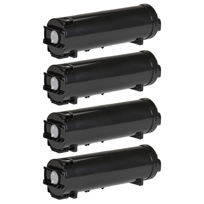 Product image for 999inks Compatible Quad Pack Xerox 106R03942 Black High Capacity Laser Toner Cartridges - Small