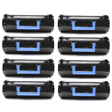 Product image for 999inks Compatible Eight Pack Dell 593-11165 Black Laser Toner Cartridges - Small