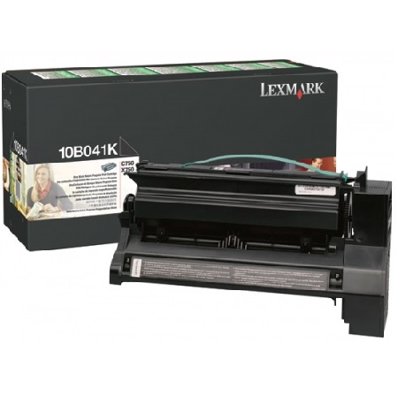 Product image for Lexmark 10B041K Black Original Return Program Toner Cartridge - Small