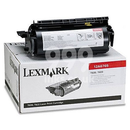 Product image for Lexmark 12A6765 Black Original High Capacity Toner Cartridge - Small