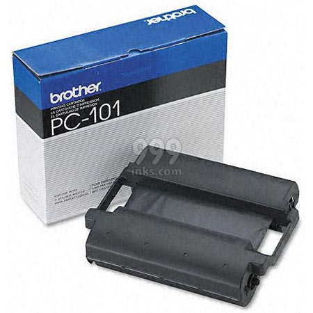 Product image for Brother PC101 Black Original Cartridge and Ribbon  (PC-101) - Small