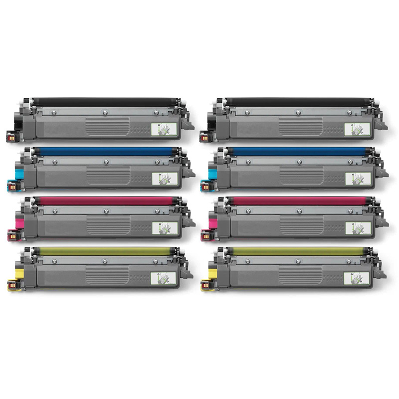 Product image for 999inks Compatible Multipack Brother TN249 2 Full Sets Extra High Capacity Laser Toner Cartridges - Small
